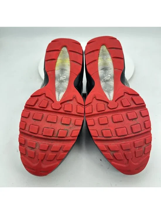 Nike Air Max 95 Men Size 12 314350-997 Grey Black Red Training Shoes - Picture 5 of 10